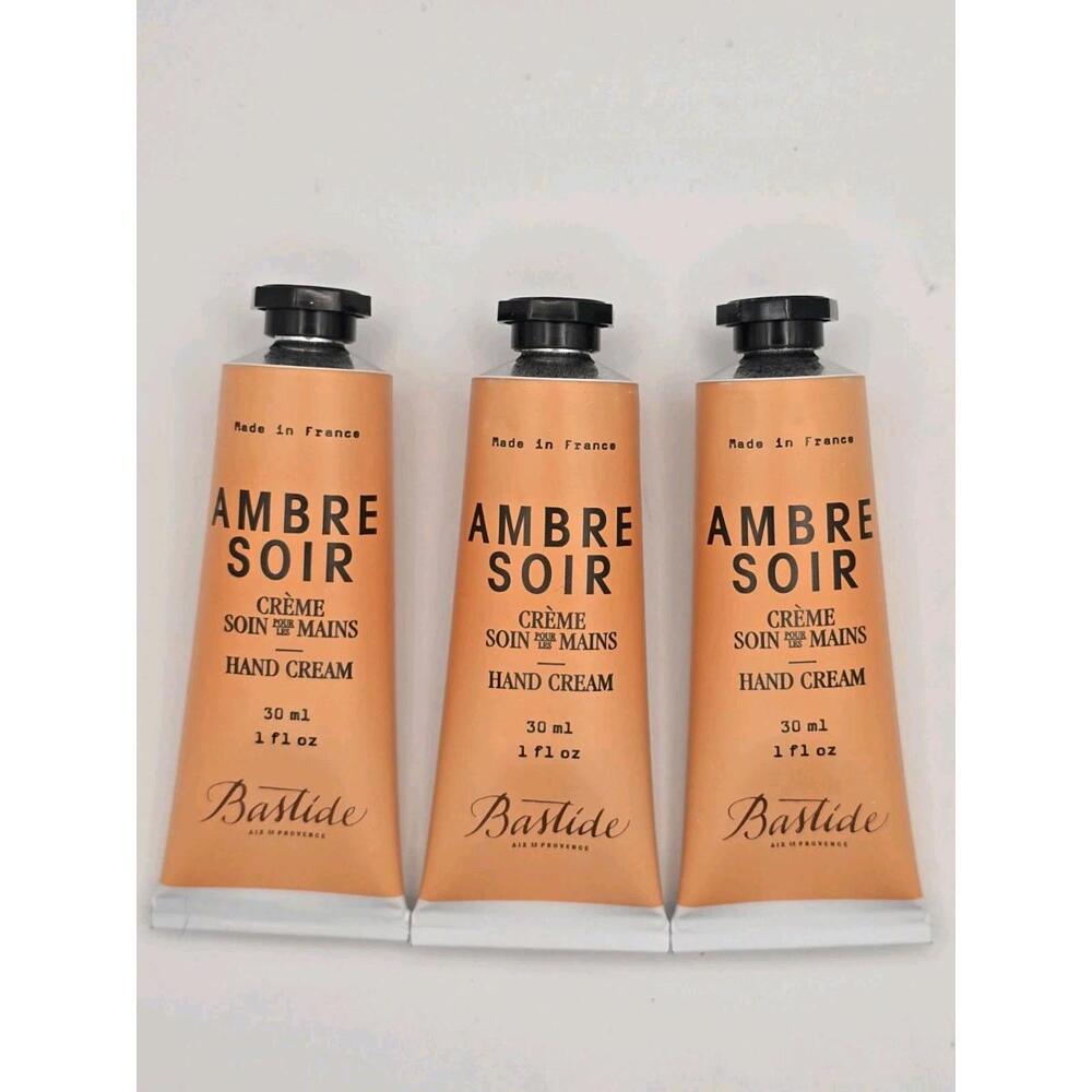 Bastide Ambre ( Amber) Soir Hand Lotion 30ml/1fl. oz x3pc =90ml/3floz New
